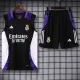 2024-25 RMA Black Tank top and shorts suit