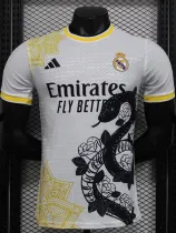 2024-25 RMA White Special Edition Player Version Soccer Jersey #花蛇