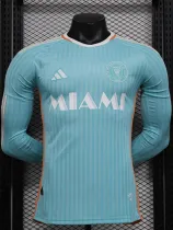 2024-25 Inter Miami Third Long Sleeve Player Version Soccer Jersey (长袖球员)