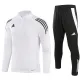 2024 AD White Half Pull Tracksuit (半拉链)