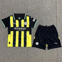 2024-25 Man City Away Kids Soccer Jersey