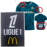 2024-25 Marseille Away Player Version Soccer Jersey (Print all Sponsor)