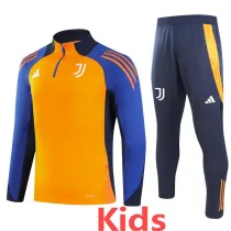 2024-25 JUV Orange Kids Half Pull Tracksuit (童装)(半拉链)