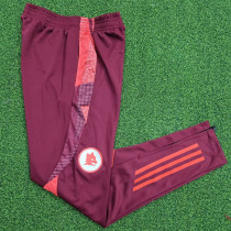 2024-25 Roma Maroon red Training Long Pants (Have Pocket)