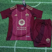 2024-25 Roma Home Kids Soccer Jersey