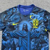 2024-25 Brazil Blue Special Edition Fans Soccer Jersey (耶稣蓝色)