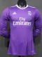 2016-2017 RMA Away Player Version 长袖球员 Long Sleeve Retro Soccer Jersey