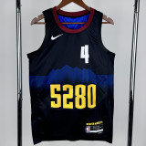 2023-24 Nuggets WESTBROOK #4 Black City Edition Top Quality Hot Pressing NBA Jersey