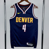 2022-23 Nuggets WESTBROOK #4 Royal Blue Top Quality Hot Pressing NBA Jersey