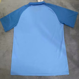 2024-25 Man City White Blue Short Sleeve