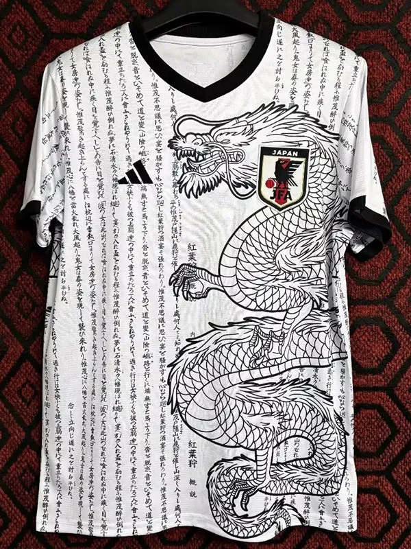 2024-25 Japan White Special Edition Fans Soccer Jersey (日文与龙)