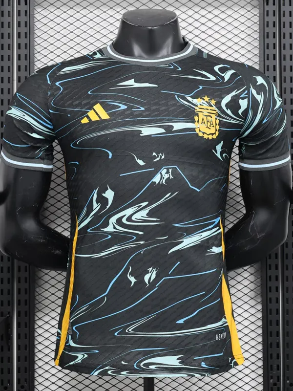 2024-25 Argentina Black Special Edition Player Version Soccer Jersey