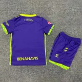 2024-25 Malaga Away Kids Soccer Jersey