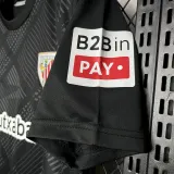 2024-25 Bilbao Black Goalkeeper Fans Soccer Jersey