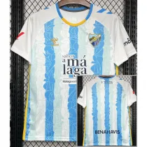 2024-25 Malaga Home Fans Soccer Jersey