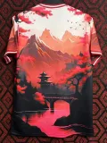 2024-25 Japan Red Special Edition Fans Training Shirts (夕阳红)