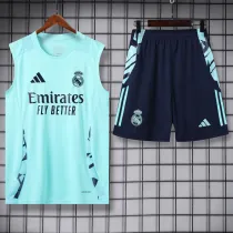 2024-25 RMA Light green Tank top and shorts suit