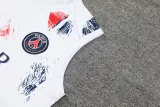 2024-25 PSG White Tank top and shorts suit