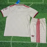2024-25 Bayern Third Kids Soccer Jersey (带袖广告)