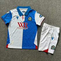 2024-25 Blackburn Home Kids Soccer Jersey