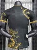 2024-25 RMA Black Special Edition Player Version Soccer Jersey #金标金龙