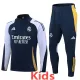2024-25 RMA Royal blue Kids Half Pull Tracksuit (童装)(半拉链)