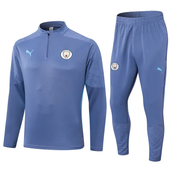2024-25 Man City Gray Half Pull Tracksuit (半拉链)