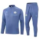 2024-25 Man City Gray Half Pull Tracksuit (半拉链)