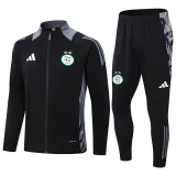 2024-25 Algeria Black Jacket Tracksuit