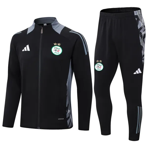 2024-25 Algeria Black Jacket Tracksuit