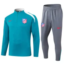 2024-25 ATM Lake blue Half Pull Tracksuit (半拉链)
