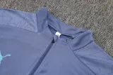 2024-25 Man City Gray Half Pull Tracksuit (半拉链)