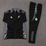 2024-25 Algeria Black Jacket Tracksuit
