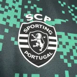 2024-25 Sporting Lisbon Green Black Training shirts