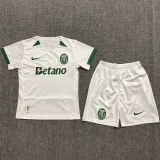 2024-25 Sporting Lisbon Away Kids Soccer Jersey