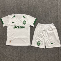 2024-25 Sporting Lisbon Away Kids Soccer Jersey