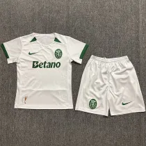 2024-25 Sporting Lisbon Away Kids Soccer Jersey