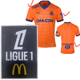 2024-25 Marseille Third Fans Soccer Jersey (Print all Sponsor)