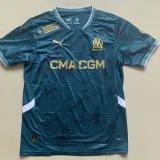 2024-25 Marseille Away Fans Soccer Jersey (Print all Sponsor)