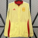 2024-25 Spain Red & Yellow Double Sided Windbreaker (双面风衣)