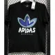 T268 三叶草 Black High Quality Casual T-Shirt