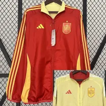 2024-25 Spain Red & Yellow Double Sided Windbreaker (双面风衣)
