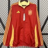 2024-25 Spain Red & Yellow Double Sided Windbreaker (双面风衣)