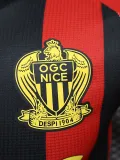 2024-25 OGC Nice Home Player Version Soccer Jersey