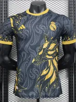 2024-25 RMA Black Special Edition Player Version Soccer Jersey #独角兽