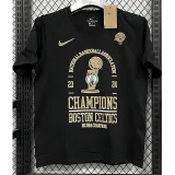 T278 Celtics Champions Black High Quality Casual T-Shirt