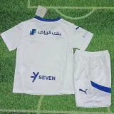 2024-25 Al-Hilal Home Kids Soccer Jersey