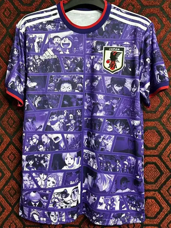 2024-25 Japan Popule Special Edition Fans Training Shirts (紫色动漫)