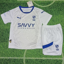 2024-25 Al-Hilal Home Kids Soccer Jersey