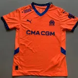2024-25 Marseille Third Fans Soccer Jersey (Print all Sponsor)
